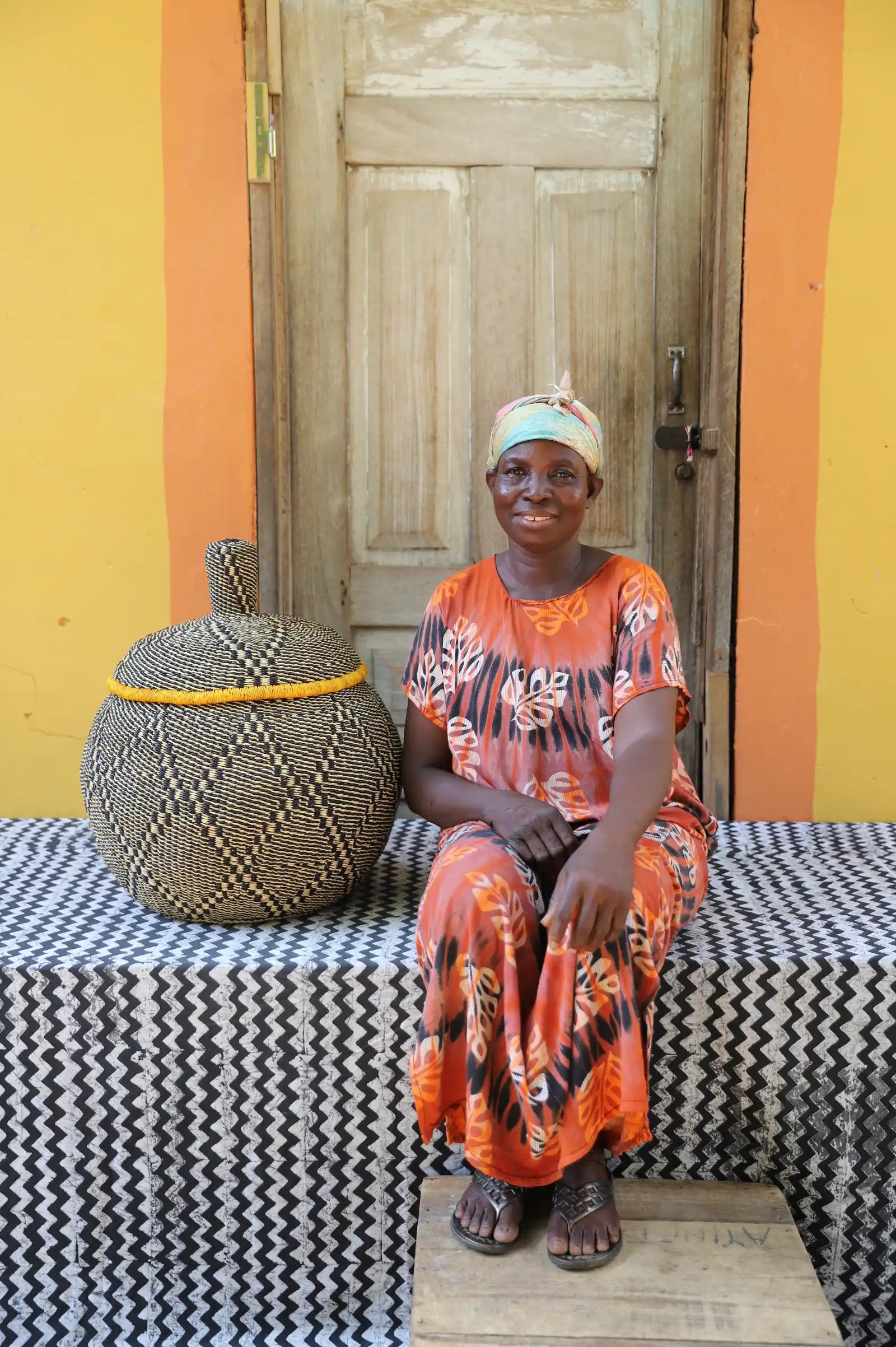 Orbit Storage Basket (Large) by Alahare Akolgoyine